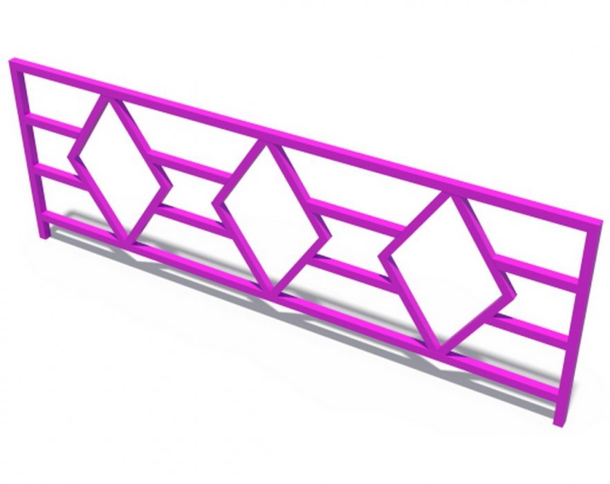 Ограждение Ромбик ДХО 03060