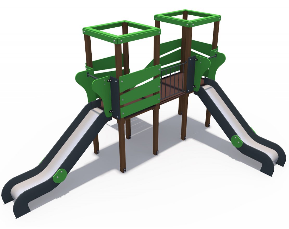 Детский игровой комплекс Геометрия Н-1200 ДИО 09000 - вид 3