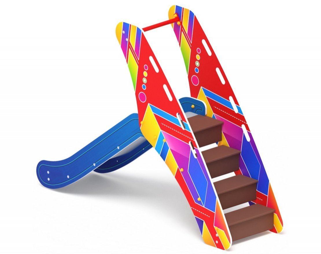 Горка Фантазия цвета h=750 - вид 2