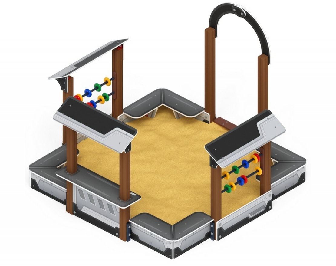 Песочный дворик Теремок Техно ИО 6.01.04-04